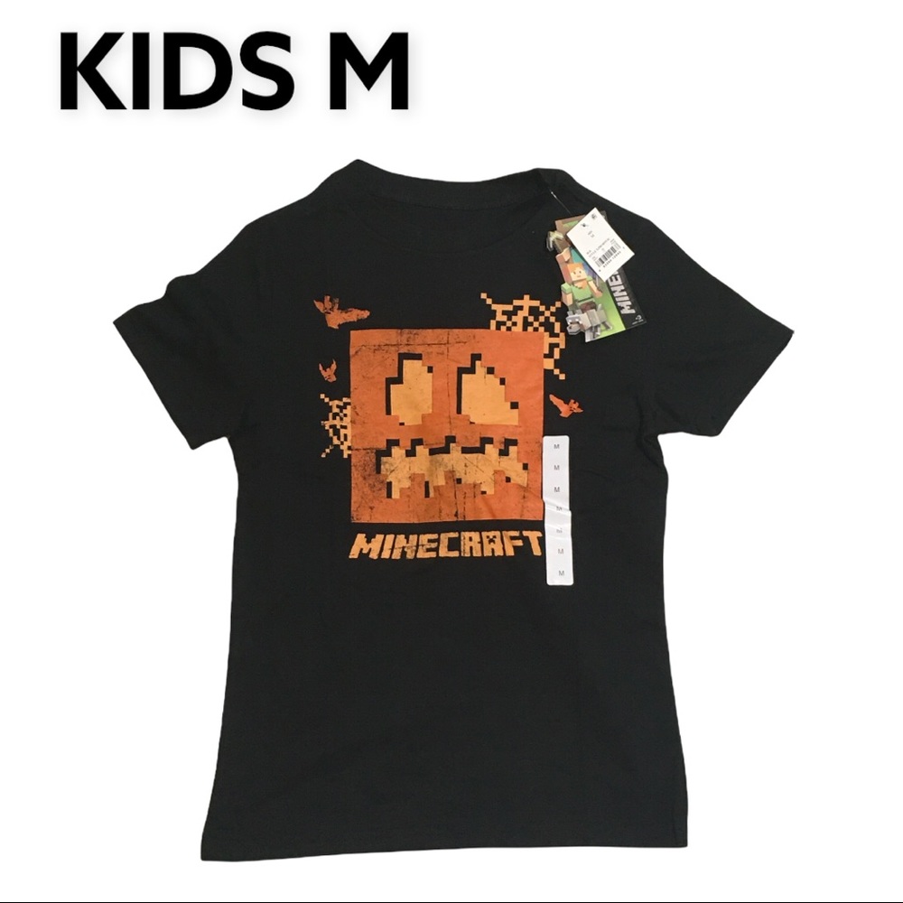 Kids MEDIUM Minecraft Halloween Pumpkin…